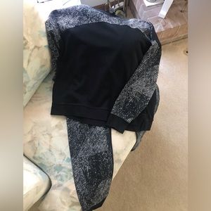 Champion Women Black and White Jogging Suit